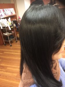 ストレートでツヤが無くなった方が髪質改善した結果、、、