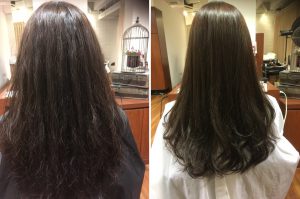 細くて細かいクセが、アホ毛みたいに出てきてしまう、、そんなくせ毛の方