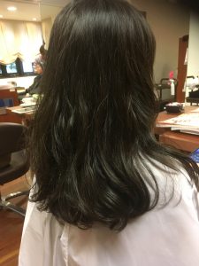 初めてのパーマでゆるふわパーマ‼️トラウマでパーマ嫌いにならないように、慎重に、、