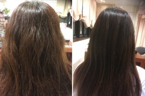 矯正ストレートで、髪のダメージを優先した結果、、⁉️