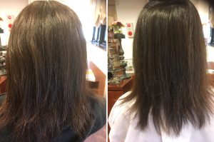 高アルカリで高温の矯正ストレートによるダメージはこんなに残る‼️