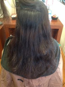 髪質改善プラン　１回目　ｓさん
