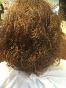 軟毛の方にゆるふわパーマをかけてみた