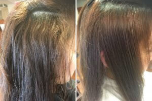 顔まわりの強いクセを伸ばしてみた！