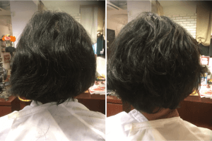 矯正ストレートをしないでクセを生かしたボブスタイル！