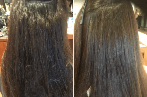 いつも後ろのクセが強いから伸びきらないのが嫌！