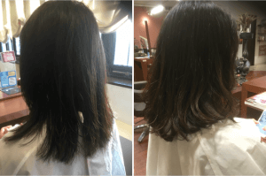 髪を伸ばしている途中ですが、髪がはねてしまうのが嫌！