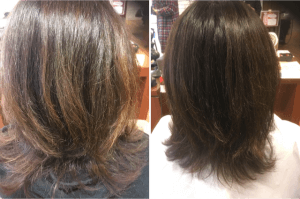 ビビリ毛の修正