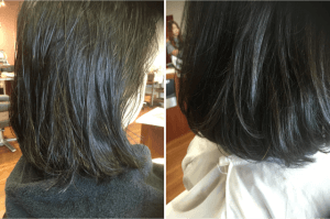 すぐにサイドの髪がはねる、、そんな場合は、、