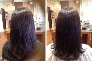 １００％ヘナをしている方にヘアーホスピをしてみたら？！