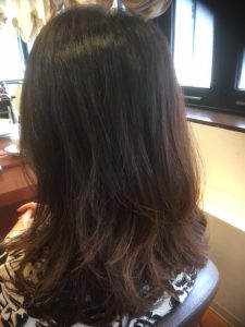 ずっと以前の矯正ストレートのダメージからの復活！