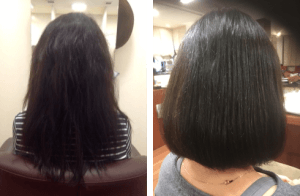 髪が細くてくせ毛の方を改善！