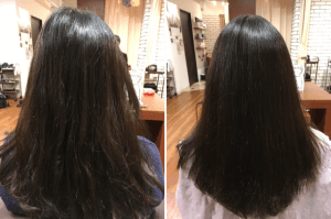 初めての髪質改善！ヘアーホスピによる復元効果！