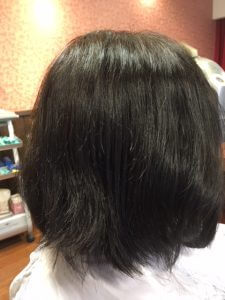 髪質改善ヘアーホスピを行ったその後、、