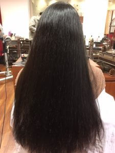 ヘアーホスピを続けている超ロングのお客様